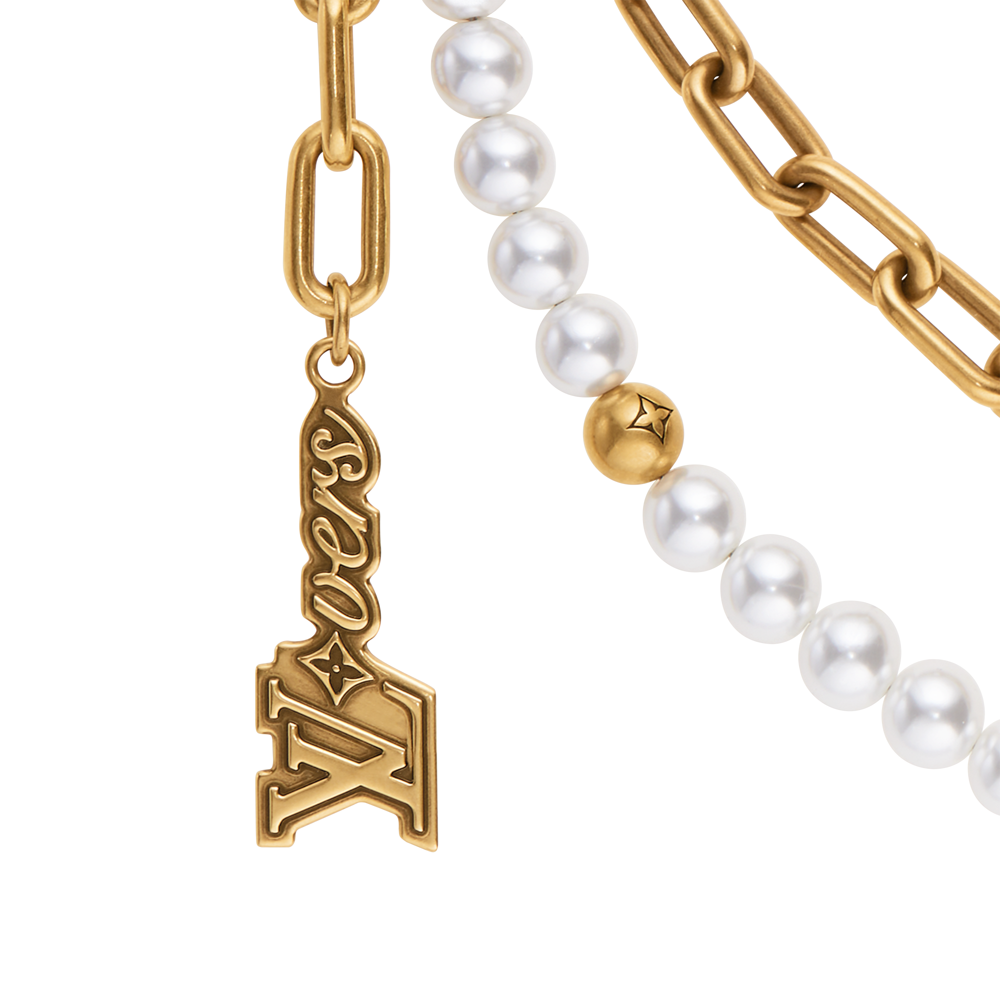 Chain Belt Pearls Bag Charm - Luxury } - Holiday Gifts for